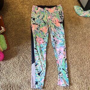 Lilly Pulitzer Colorful Floral Leggings